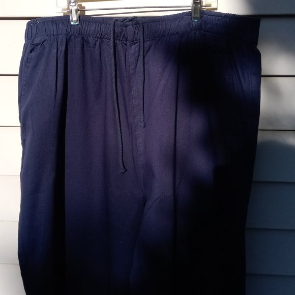 King Size brand casual blue pull on pants sz XLT NEW (0015) - Picture 4 of 10